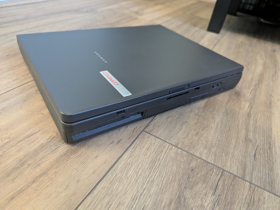 Compaq Armada E500 Vintage Retro Laptop Windows XP 120GB SSD ATI | eBay UK