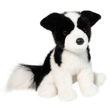 Douglas Herdie Border Collie Plush Stuffed Animal, 11 Inch Soft Realistic Sheepd