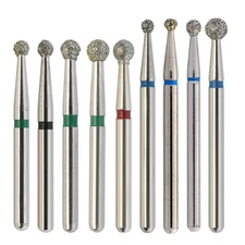 Dental Diamond Burs for High Speed Handpiece FG Surgical Long Round Ball 801/016