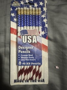 USA Designer Pencils Set Of 8