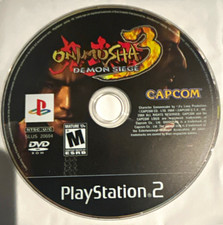 onimusha 3: demon siege ps2 game disc only capcom m-mature ntsc-u/c