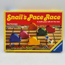 Snail's Pace Race Board Game 6 Snails Parts Only Ravensburger H5 for ...