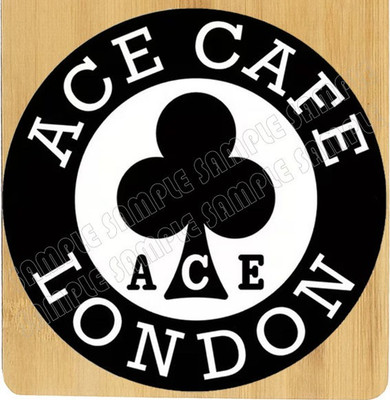 #901 ACE CAFE LONDON - 9,5cm  Rund Aufkleber Vinyl Decal Sticker