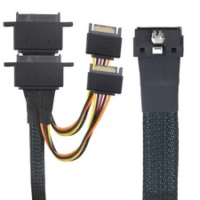 LP Low profile PCIE-8654 8I 74P To SFF-8639 U.2 15P With Screw Hole Wire