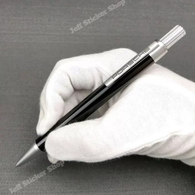 Porsche Design Ballpoint Pen Black Silver Drivers Selection Luxury Gift