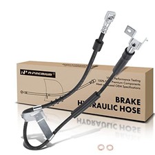 Front Passenger Brake Hydraulic Hose Compatible with Select Dodge Models -