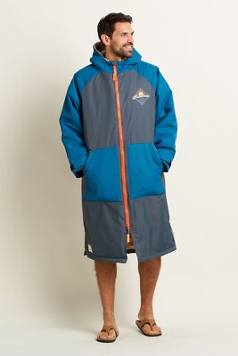 Brakeburn Changing Robe Brakeburn Mens Chinook, Dryrobe, Changing Robe, Blue Colour Block, S/M ...