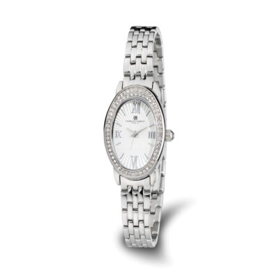 Charles Hubert Ladies Stainless Steel 21x32mm Watch Amazon.com: Charles-Hubert, Paris Women main image 2