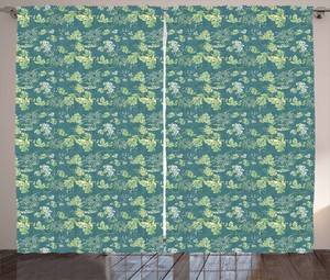 Blatter Rustikaler Vorhang Pastell Laub Design Ebay