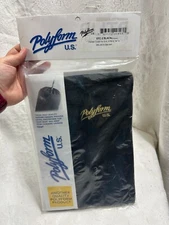 Polyform US 53-300-941 Elite Series 8" x 26" Black Polyester Fender Cover New
