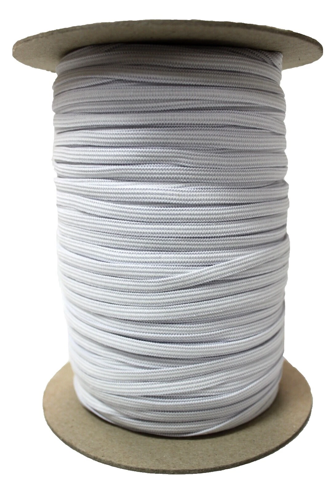 Poliéster Tejido de punto blanco costura elásticos