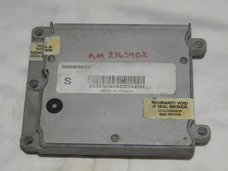 Módulo de control del motor turbo SAAB 9-3 2003-2011 2,0 L ECM ECU PCM 55565020 Foto 4 de 4