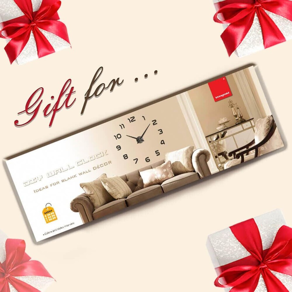 Wall Clock Oversized Wall Clock for Living Room Decor, Decorative Wall