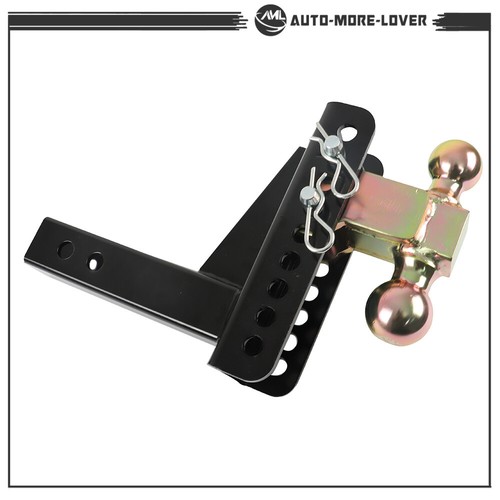 45900 2" 14000 LBS Trailer Towing Hitch Dual Ball Adjustable Channel Mount - Picture 4 of 24