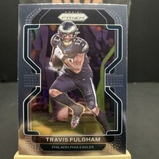 2021 Prizm Football Travis Fulgham Base Prizm Card #218 Philadelphia Eagles