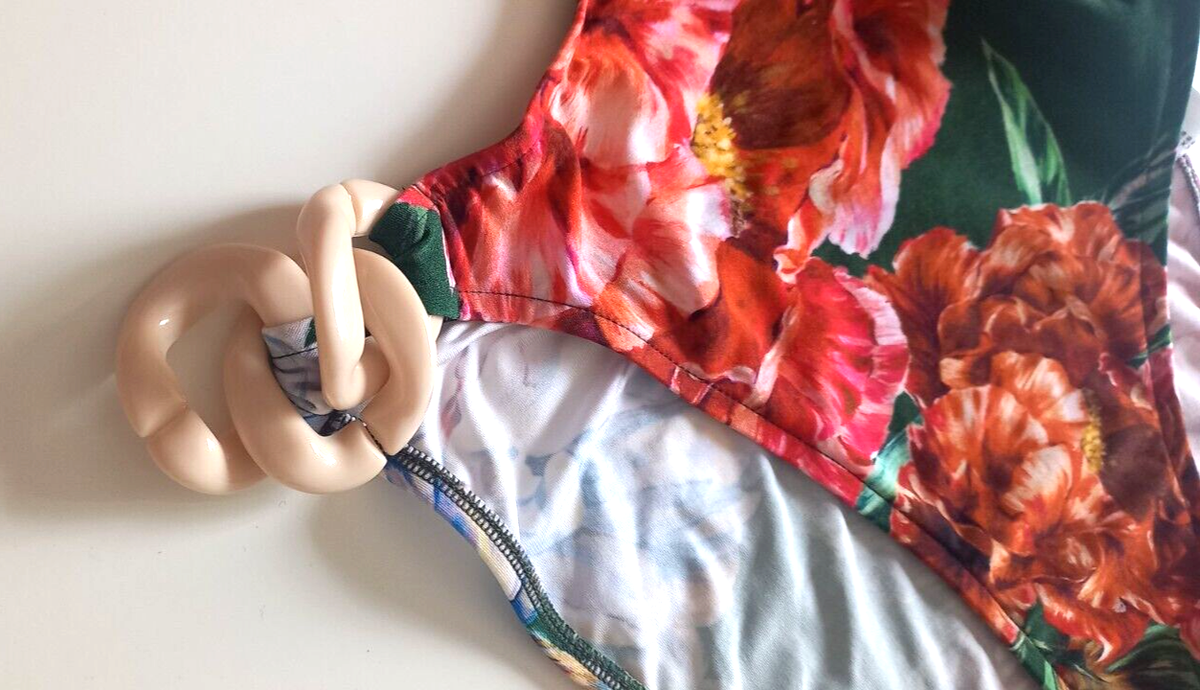 Haut De Bikini Andrès Sarda Wolf Garden - Bonnet C, Taille M/FR95 - Neuf Avec étiquettes