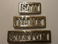 Personalized Custom Name Metal Belt Buckle -Put your name / word on a Buckle