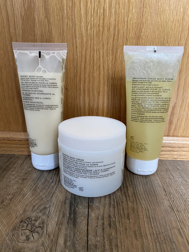 Origins *Set*Of*Three* Ginger Soufflé Cream • Body Scrub • Body Wash (open) - Image 2 of 4