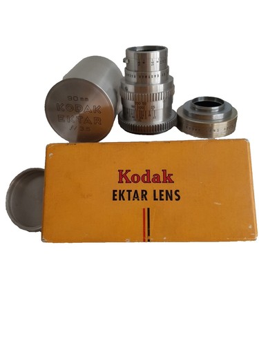 Kodak Anastigmat f/3.5 20mm C Mount Lens w/ Rear Cap | eBay