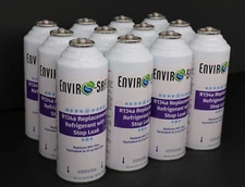 Enviro-Safe Auto R134a Replacement Refrigerant with Stop Leak, case of 12