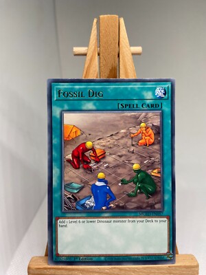 Fossil Dig - Gold Rare 1. Auflage MGED-DE057 - NM - YuGiOh