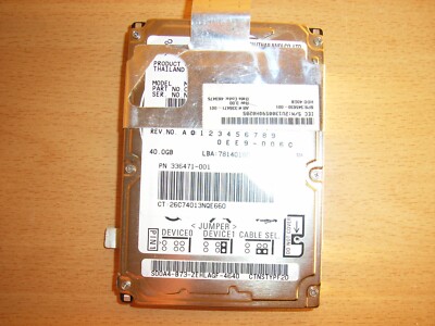 40 GB IDE Fujitsu Internal 2.5'' MHT2040AH