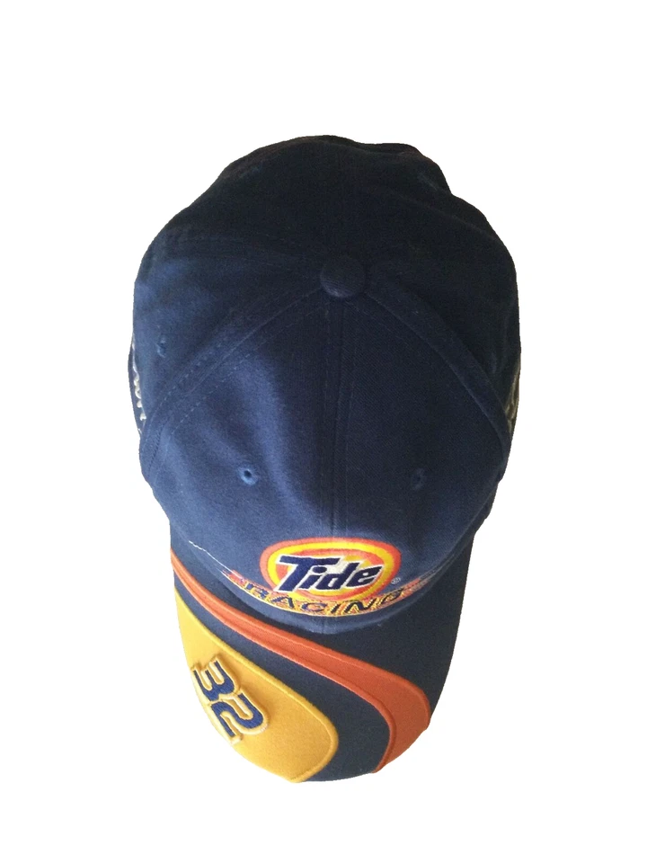 Кепка NASCAR Roll Tide Racing синяя DOWNY NO32 RICKY CRAVEN с ремешком сзади - Изображение 4 из 4