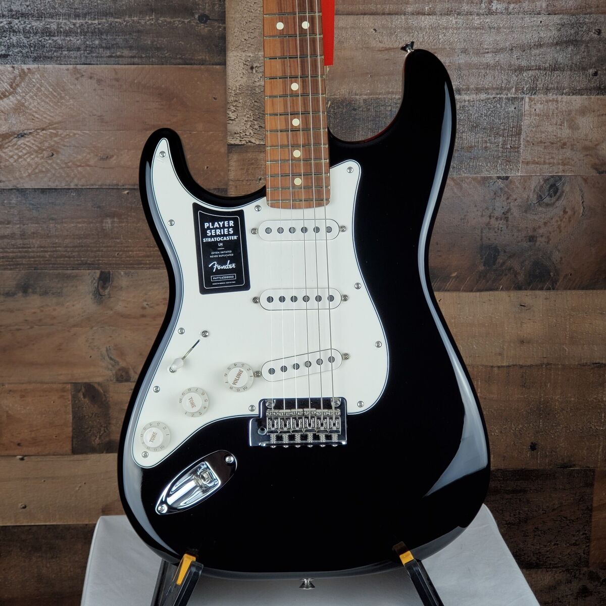 Fender Player Stratocaster Lefty, Black, Pau Ferro, Free Ship, 155 | eBay Fender Player Stratocaster Lefty, Black, Pau Ferro, Free Ship, 155 | eBay