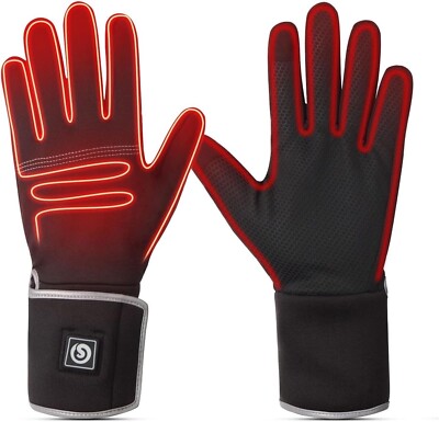 SAVIOR HEAT Beheizte Handschuhe Herren Damen Atmungsaktiv Weich Winter Warm