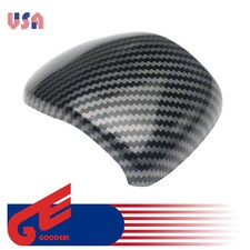 Carbon Fiber Interior Gear Shift Knob Cover Trim For 2020-2022 Kia Forte Seltos