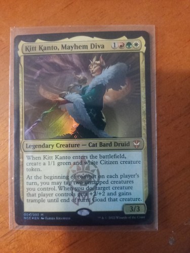 Kitt Kanto FOIL Mythic Magic The Gathering New Capenna Commander 4 MTG ...