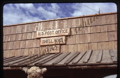 Shell Wyoming Post Office Sign 1970s 35mm Slide Kodachrome | eBay