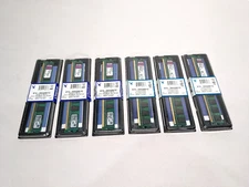 LOT OF (6) KTH-XW4300/1G 1GB DDR2 SDRAM 667MHz PC2-5300 240-Pin DIMM