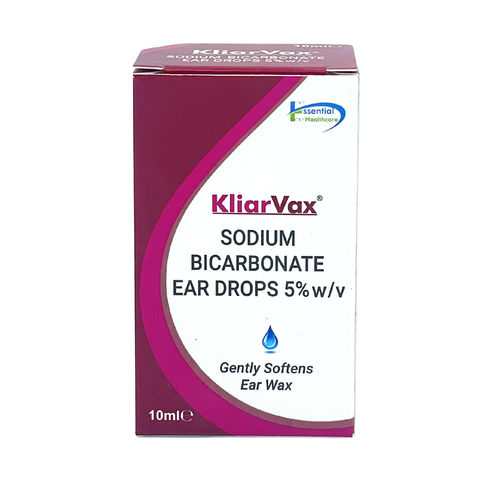 Softens Ear Wax Sodium Bicarbonate 5 Ear Drops 10ml with dropper