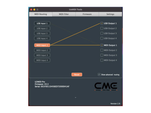 CME U2MIDI Pro Smart USB MIDI Cable MIDI INTERFACE - NEW - PERFECT CIRCUIT - Picture 3 of 6