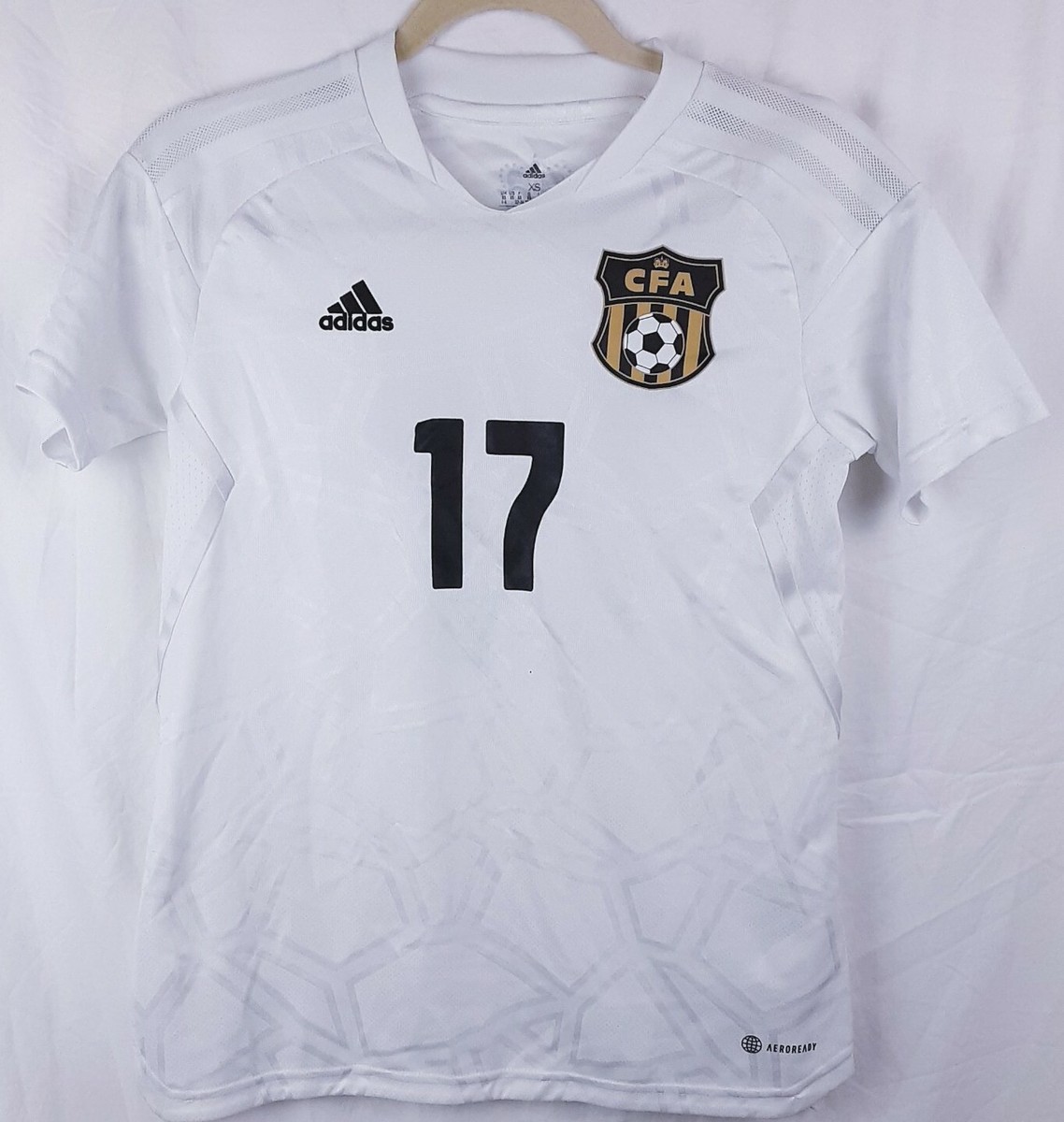 Adidas Condivo 22 Women's Soccer Jersey Black/ White Size Large