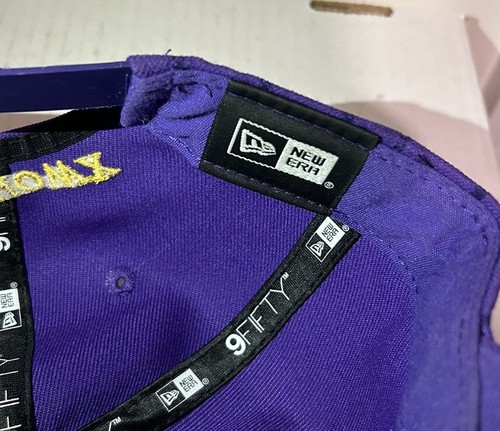 New Era LA Lakers 9FIFTY Purple City Series Adjustable Snapback Hat 3X5XSHOWX - Picture 5 of 7