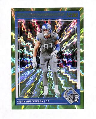 2024 Panini Score Football Green Electric Parallel /99 
