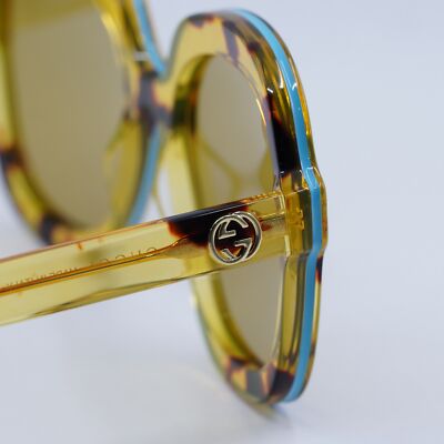 New GUCCI GG1240S 003 Havana/Brown 57-20-145 Sunglasses | eBay