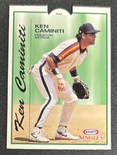 1993 Kraft Singles Superstars Ken Caminiti Baseball Card #17/30 Astros 3B