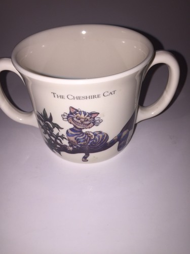 ALICE NEL PAESE DELLE MERAVIGLIE COPPA VINTAGE doppio manico 1987 anni 80 TEMPEST CO. Beige - Foto 3 di 7