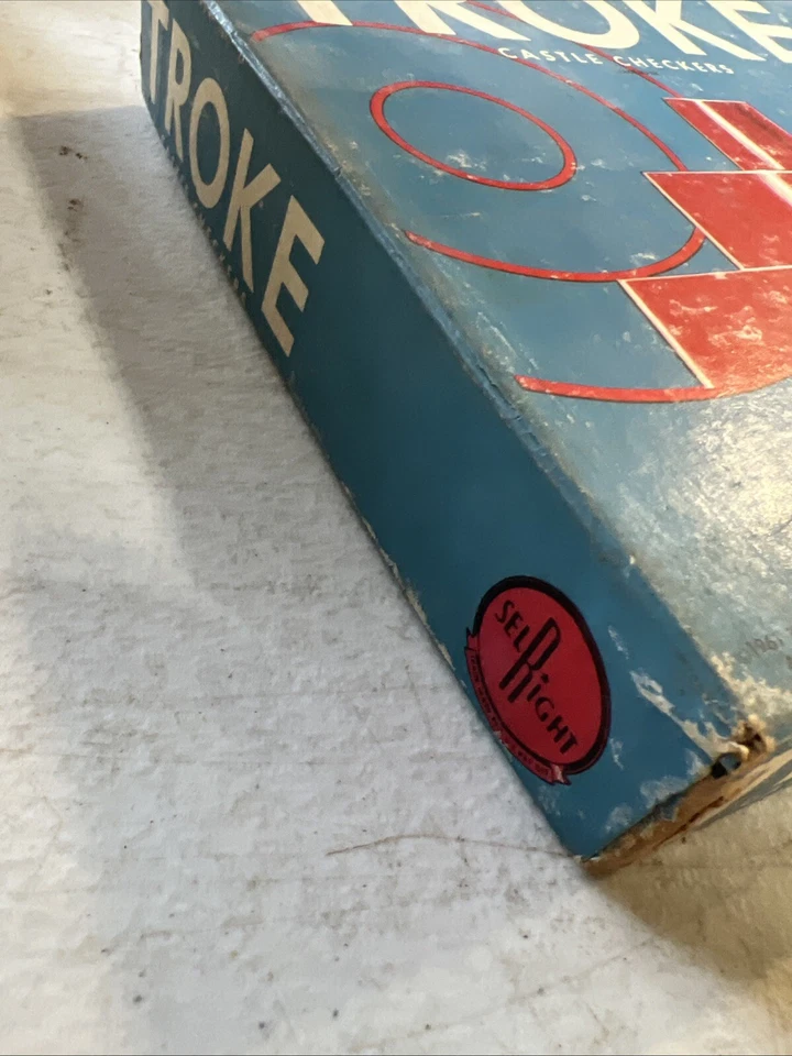 1961 TROKE Castle Checkers Board Game Vingtage 100% Complete Strategy EUC!! - Image 4 of 4