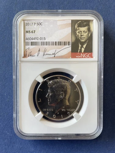 NGC 2017-P Kennedy Half Dollar MS67