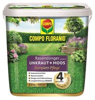 Compo Floranid RasendüNger Gegen Unkraut - Moos Komplett-Pflege 9Kg FüR 300M²