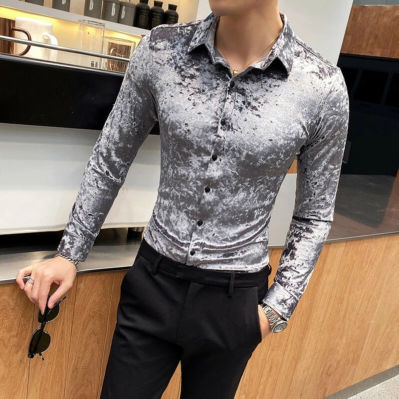 Silver deals dress shirt