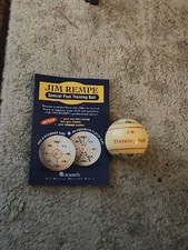 Vtg Rempe JR Aramith Training Regulation Size Pool Billiard Ball Comes With Book