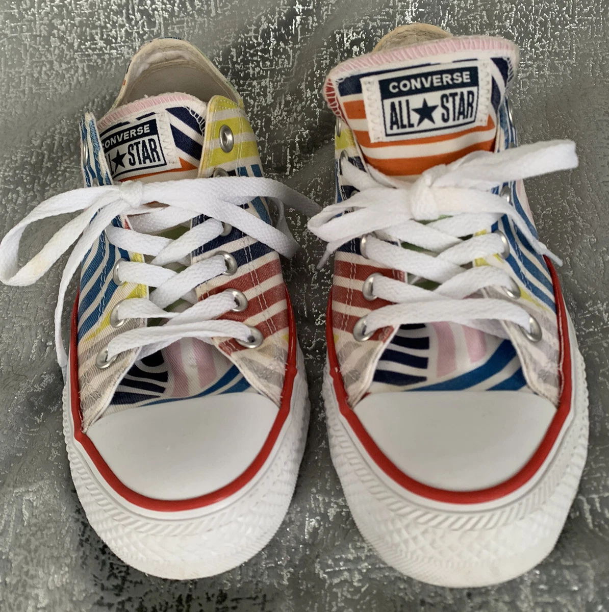 Converse All Star Chuck Taylors Multicolored Stripes Low Top