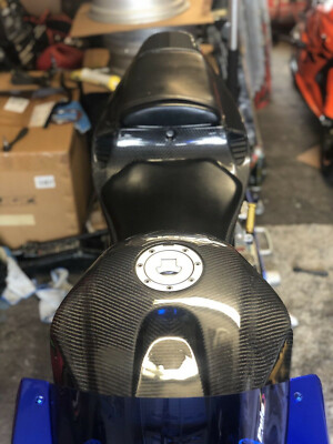 CARBON FIBER GAS TANK AND PANELS KIT 7 PIECE 03-04-2003-2004 HONDA CBR  600RR