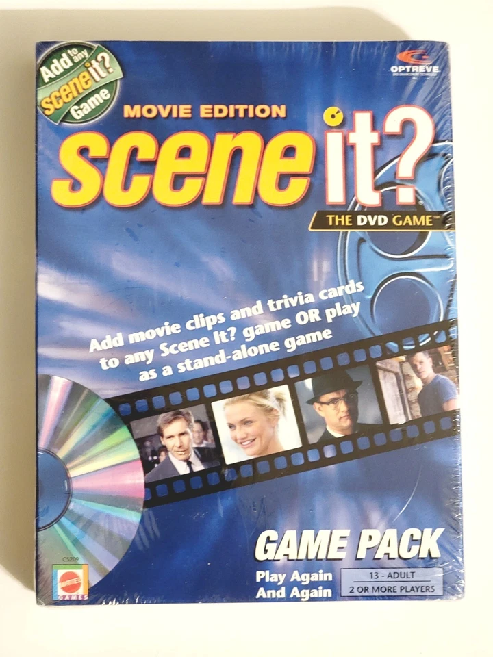 Movie Edition Scene It? DVD Game Pack Mattel 2005 New Sealed Trivia Expansion - Image 2 of 4
