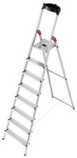 HAILO Scala alluminio 8 gradini Domestica h 345 cm 8160-801 L60